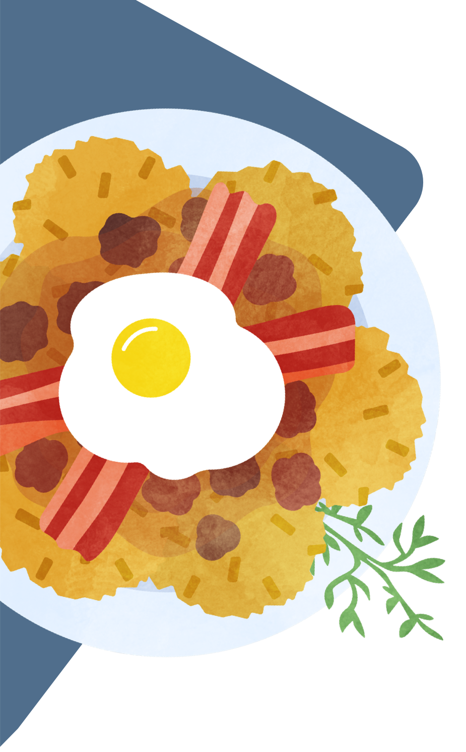 Illustration of Christmas Breakfast Casserole