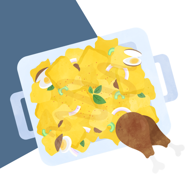 Illustration of Cornbread Dressing