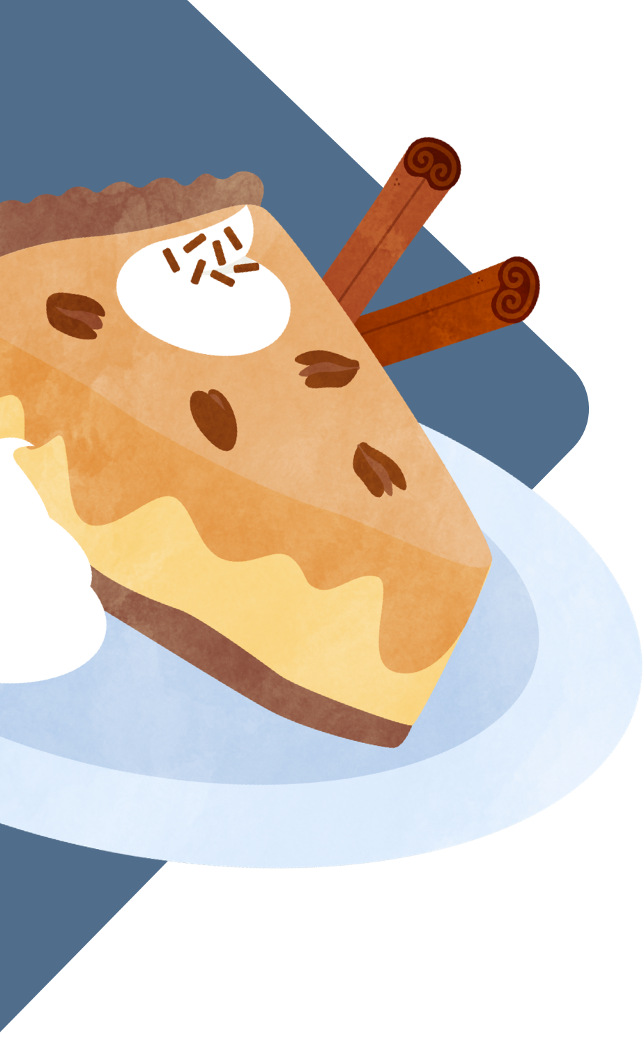 Illustration of Pecan Pie Cheesecake