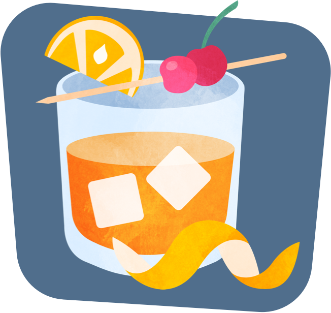 Illustration of Wisconsin Old Fashioned